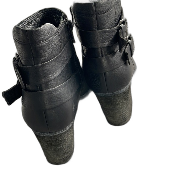 Black leather Joseph Seibel Ankle Boots. Size 37 - Picture 3 of 12